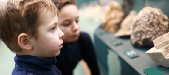 children at a museum